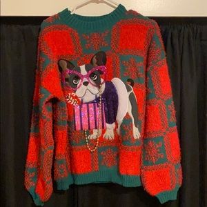 Frenchie Christmas Sweater